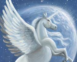 Logo Unicorn – sylwetka jednorożca